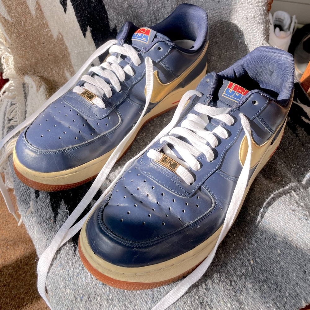Nike Air Force 1 Low “Olympics” Released in 2012! Red White Blue color way!